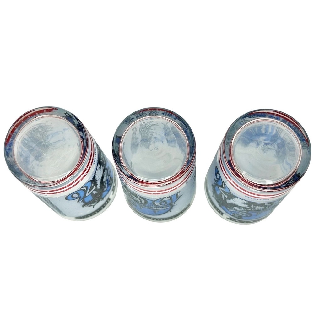 1976 Kentucky Derby Glasses Mint Julep Set of 3 Official Souvenir Harry Stevens - Picture 15 of 16